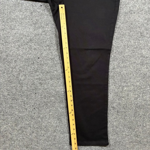 Gloria Vanderbilt Amanda Womens Jeans Size 16W Black Straight Leg High Rise - Picture 9 of 11